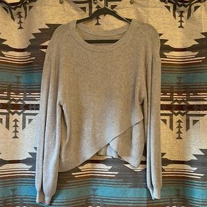 Lululemon reversible crossover sweater. Size 8. Never worn!